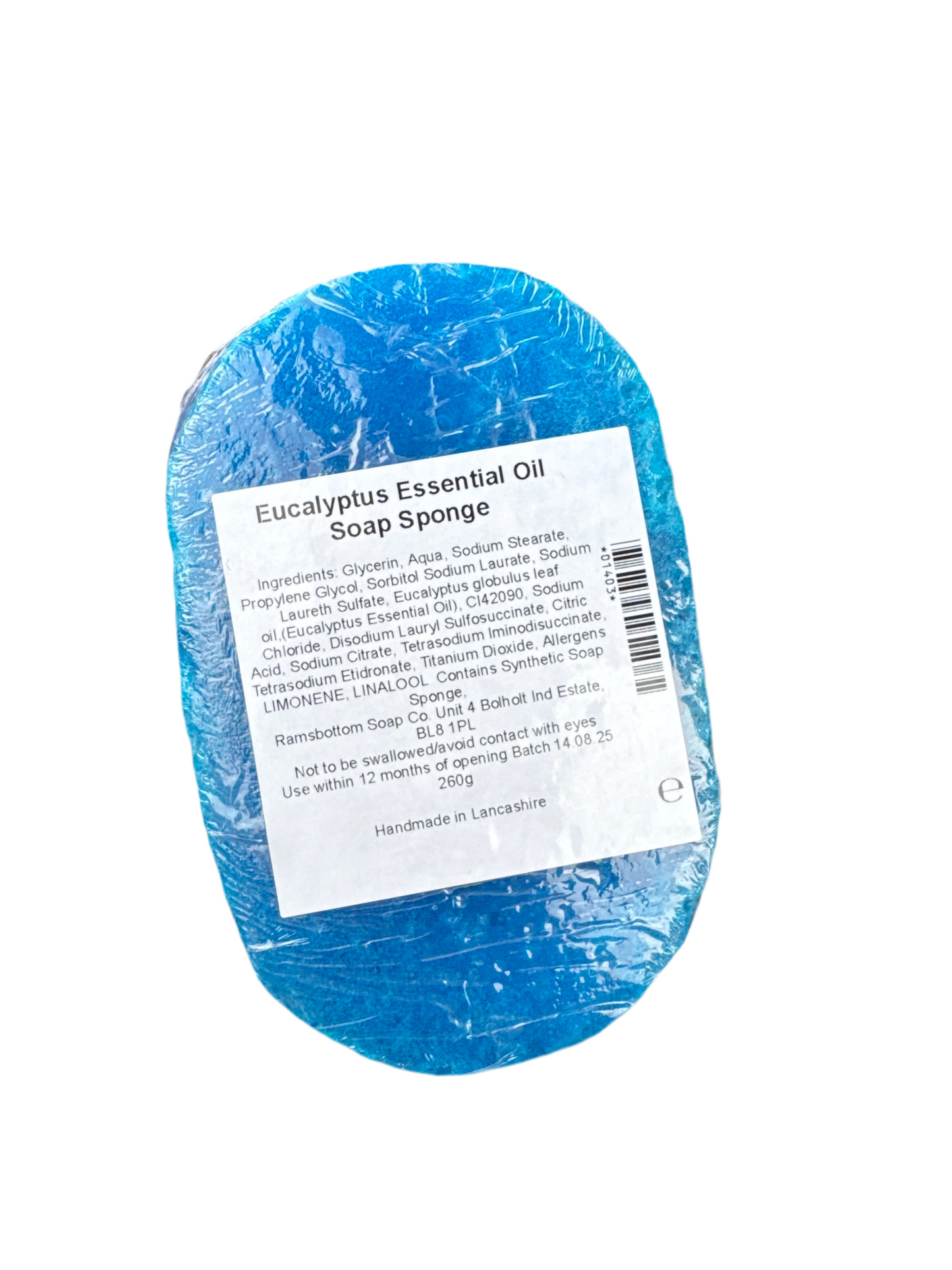 Eucalyptus (Essential Oil) Soap Sponge