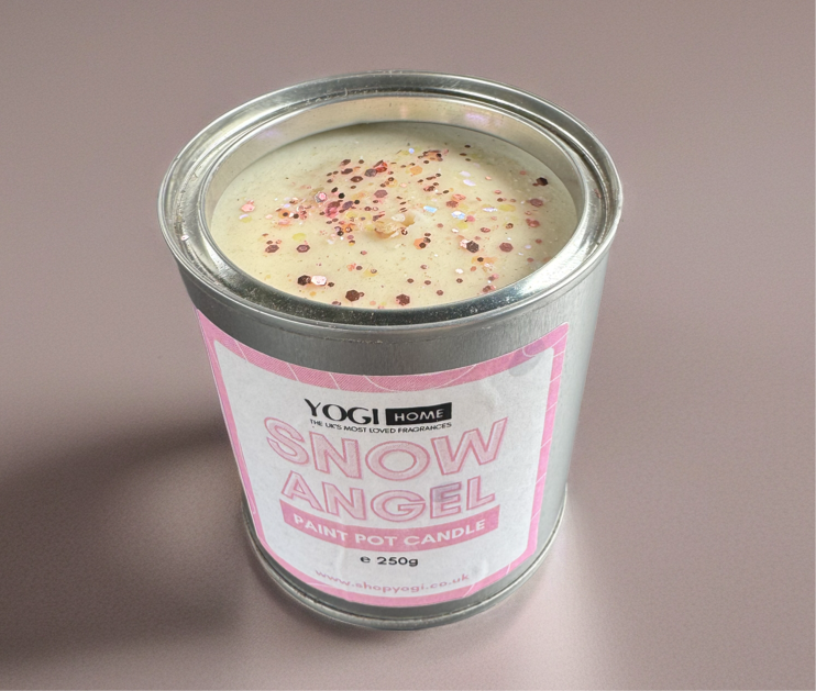 Snow Angel Paint Pot Candle