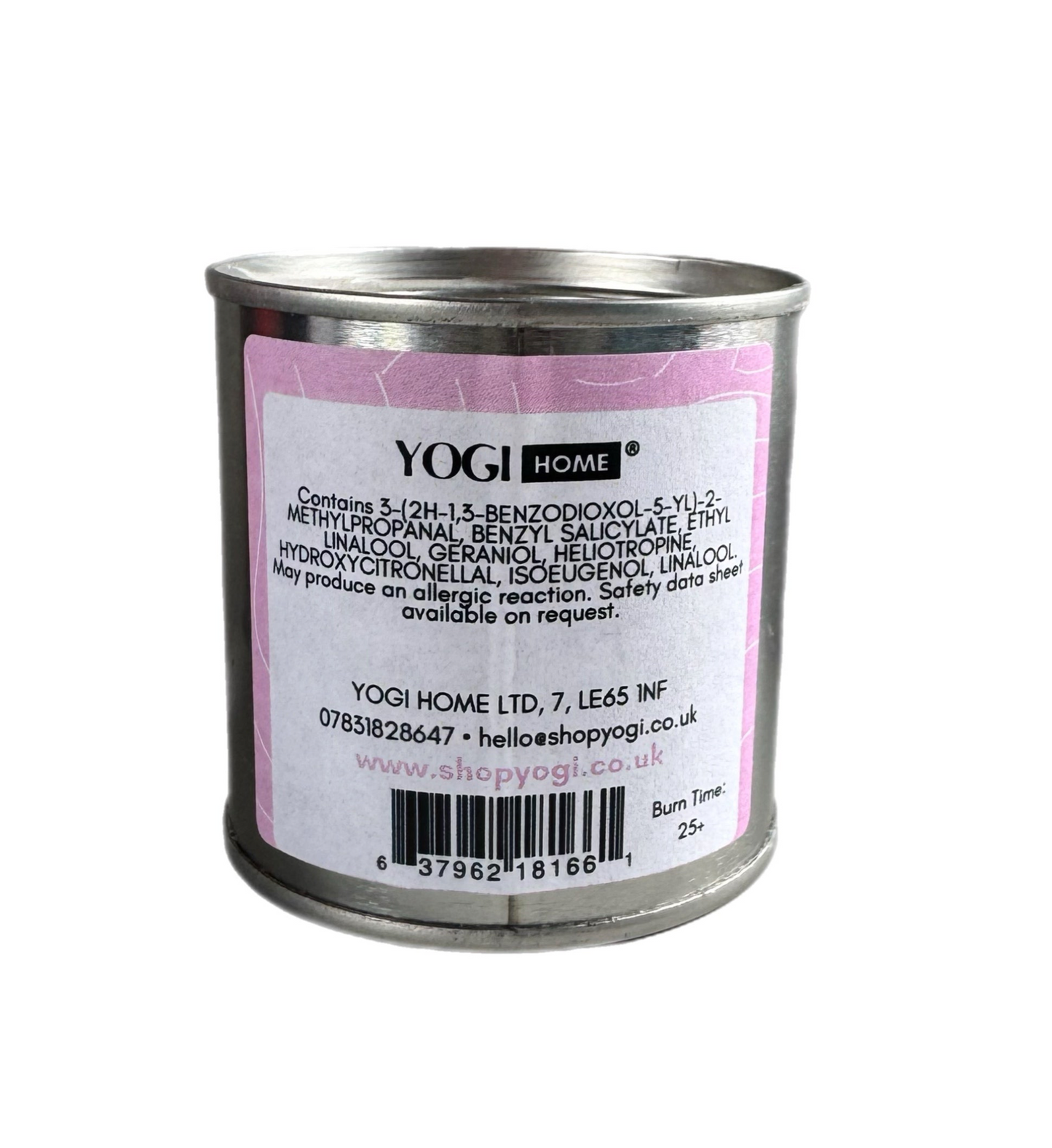 Pink Tulips and White Jasmine Pot Candle