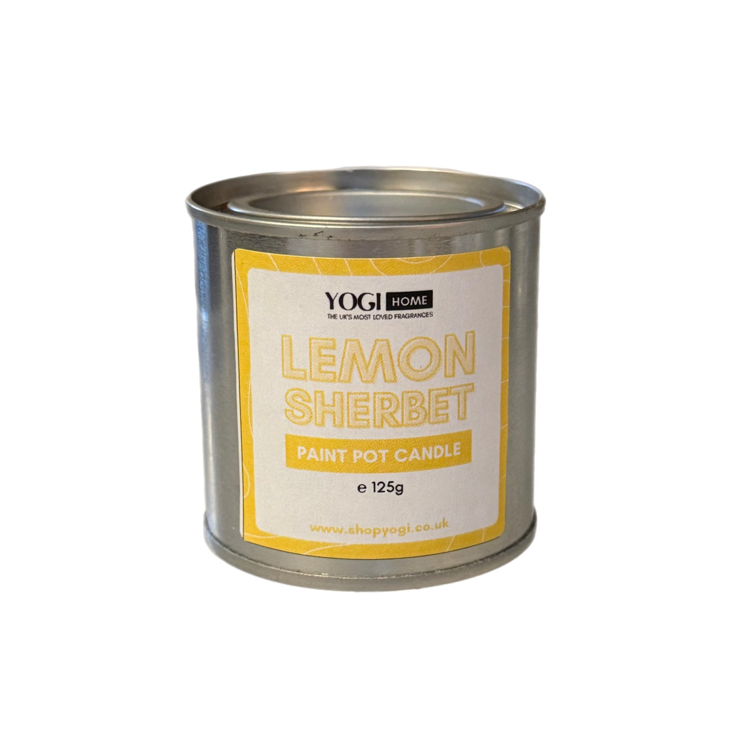Lemon Sherbet Paint Pot Candle