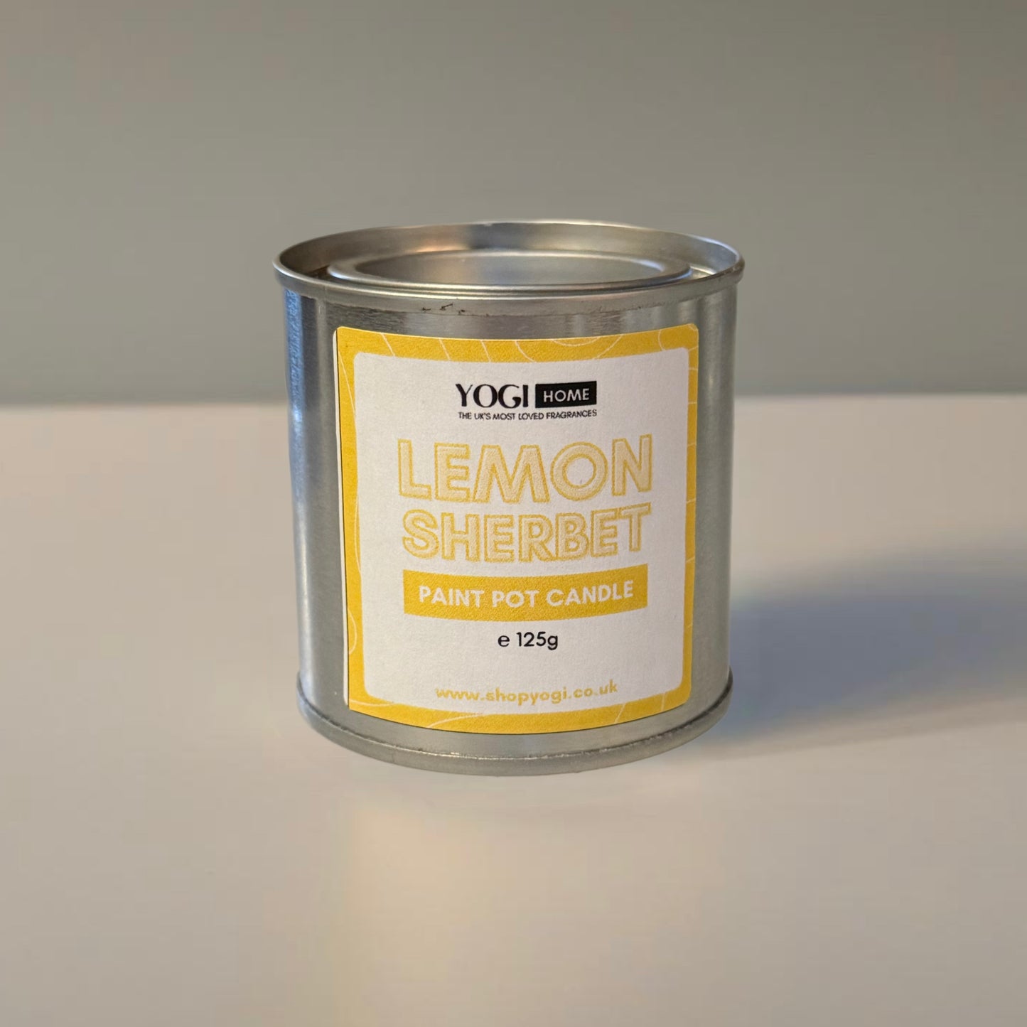 Lemon Sherbet Paint Pot Candle