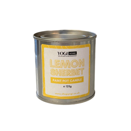 Lemon Sherbet Paint Pot Candle