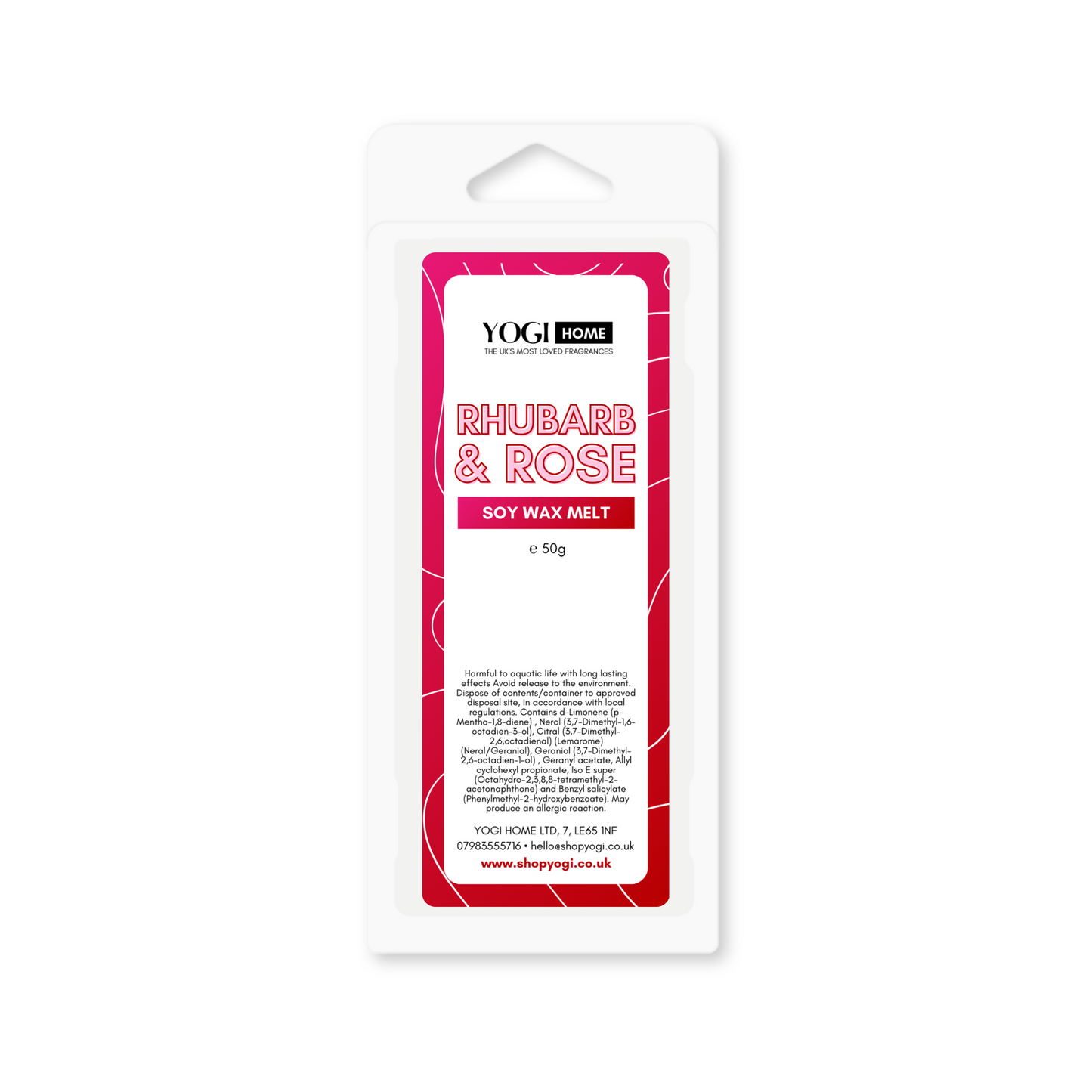 Rhubarb & Rose Wax Melt